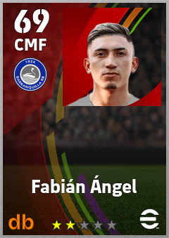 Fabián Ángel — CMF, OVR 69, MAX 69