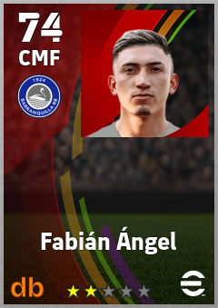 Fabián Ángel — CMF, OVR 74, MAX 74