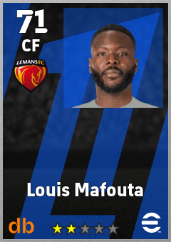 Louis Mafouta — CF, OVR 71, MAX 71