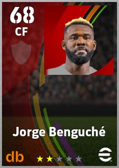 Jorge Benguché — CF, OVR 68, MAX 68
