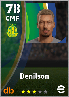Denilson — CMF, OVR 78, MAX 78