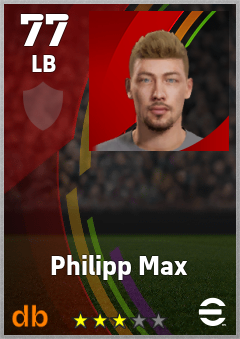 Philipp Max — LB, OVR 77, MAX 77