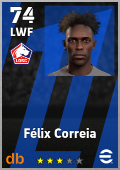 Félix Correia eFootball player card