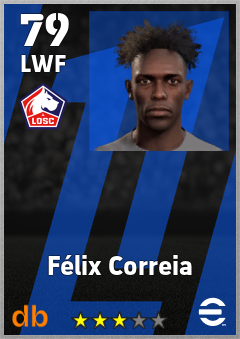 Félix Correia — LWF, OVR 79, MAX 79