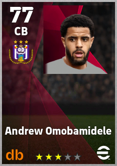 Andrew Omobamidele eFootball player card