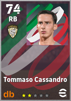 Tommaso Cassandro — RB, OVR 74, MAX 74