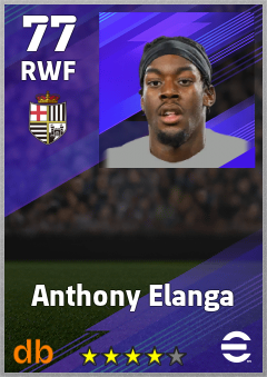 Anthony Elanga eFootball player card