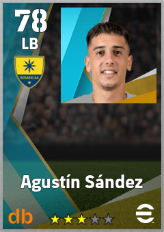 Agustín Sández — LB, OVR 78, MAX 78