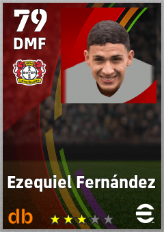 Ezequiel Fernández — DMF, OVR 79, MAX 79