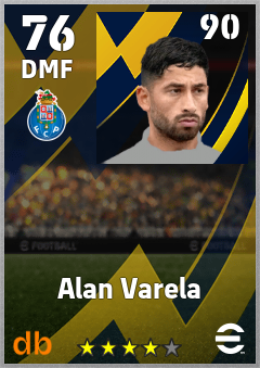 Alan Varela eFootball player card