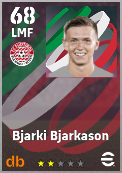 Bjarki Bjarkason eFootball player card