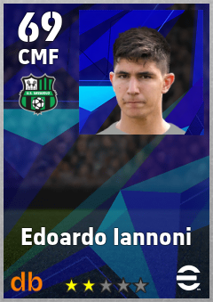 Edoardo Iannoni — CMF, OVR 69, MAX 69