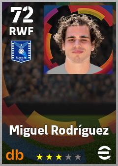 Miguel Rodríguez eFootball player card