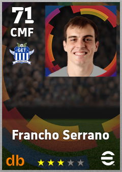 Francho Serrano eFootball player card
