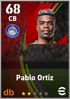 Pablo Ortiz — CB, OVR 68, MAX 68