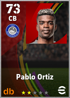 Pablo Ortiz — CB, OVR 73, MAX 73