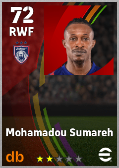 Mohamadou Sumareh — RWF, OVR 72, MAX 72