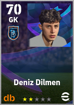 Deniz Dilmen — GK, OVR 70, MAX 70