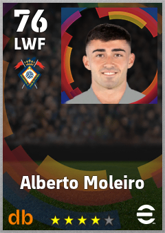 Alberto Moleiro eFootball player card