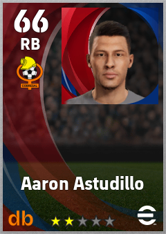 Aaron Astudillo — RB, OVR 66, MAX 66