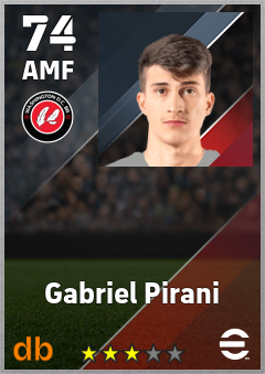 Gabriel Pirani — AMF, OVR 74, MAX 74