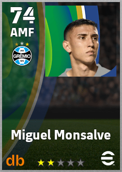 Miguel Monsalve — AMF, OVR 74, MAX 74