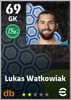 Lukas Watkowiak — GK, OVR 69, MAX 69