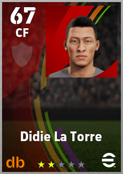 Didie La Torre — CF, OVR 67, MAX 67