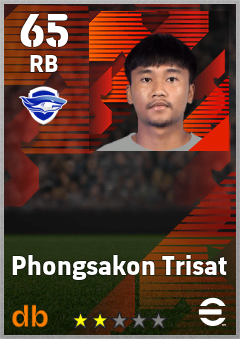 Phongsakon Trisat — RB, OVR 65, MAX 65