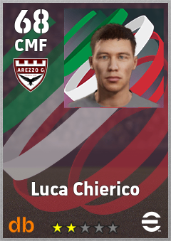 Luca Chierico — CMF, OVR 68, MAX 68