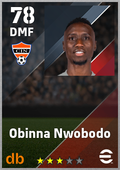 Obinna Nwobodo — DMF, OVR 78, MAX 78
