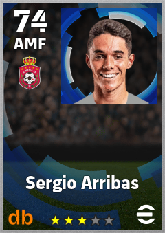 Sergio Arribas — AMF, OVR 74, MAX 74