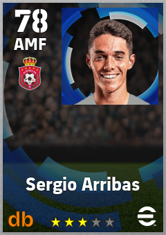 Sergio Arribas — AMF, OVR 78, MAX 78