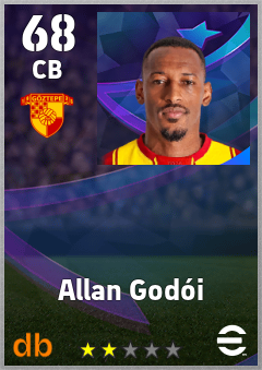 Allan Godói — CB, OVR 68, MAX 68