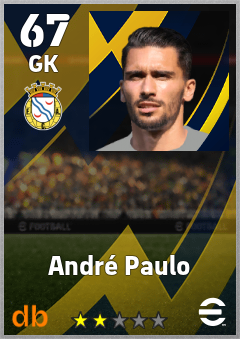 André Paulo — GK, OVR 67, MAX 67