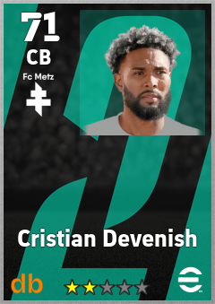 Cristian Devenish eFootball player card
