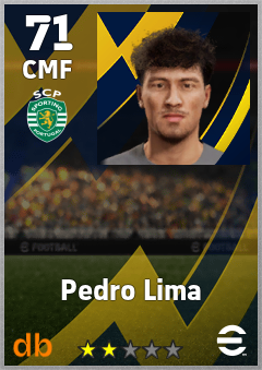 Pedro Lima — CMF, OVR 71, MAX 71