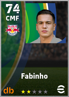 Fabinho — CMF, OVR 74, MAX 74