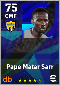 Pape Matar Sarr eFootball player card