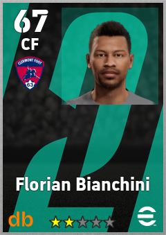 Florian Bianchini — CF, OVR 67, MAX 67