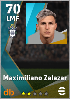 Maximiliano Zalazar — LMF, OVR 70, MAX 70