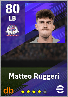 Matteo Ruggeri — LB, OVR 80, MAX 80