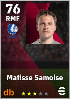 Matisse Samoise — RMF, OVR 76, MAX 76