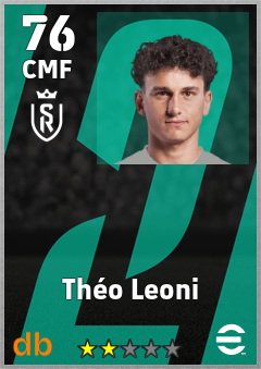 Théo Leoni — CMF, OVR 76, MAX 76