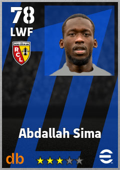 Abdallah Sima eFootball player card