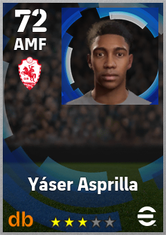 Yáser Asprilla eFootball player card