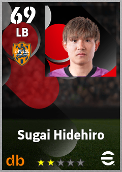 Sugai Hidehiro eFootball player card