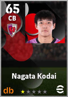 Nagata Kodai — CB, OVR 65, MAX 65