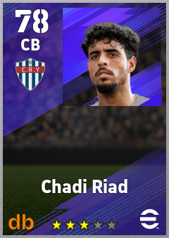 Chadi Riad — CB, OVR 78, MAX 78