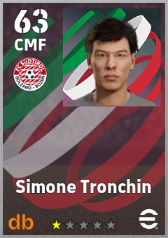 Simone Tronchin — CMF, OVR 63, MAX 63